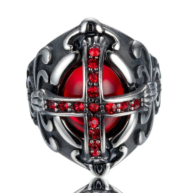 Knights Templar Cross Rings RI1-Rings-HP Arts-7-Vibe Cosy™