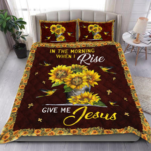 In The Morning When I Rise Give Me Jesus Jesus Quilt Bedding Set TA-Quilt-TA-King-Vibe Cosy™