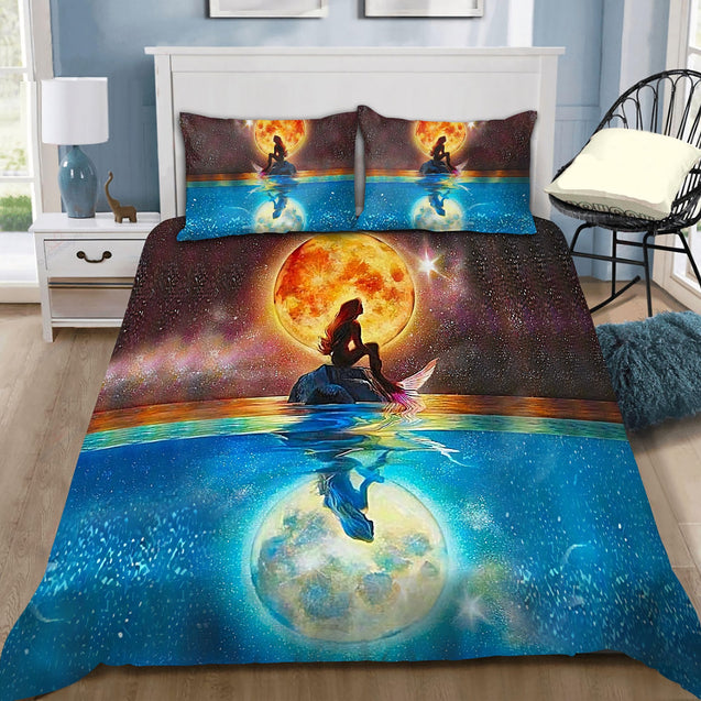 Mermaid Love Bedding Set by SUN QB07032012-Quilt-SUN-King-Vibe Cosy™