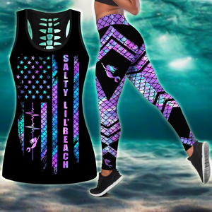 Salty Lil'Beach Combo Legging + Tank Limited by SUN QB07042007-Apparel-SUN-S-S-Vibe Cosy™