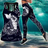 Mermaid Tattoo Style Combo Legging + Tank Limited by SUN QB07072003-Apparel-SUN-S-S-Vibe Cosy™