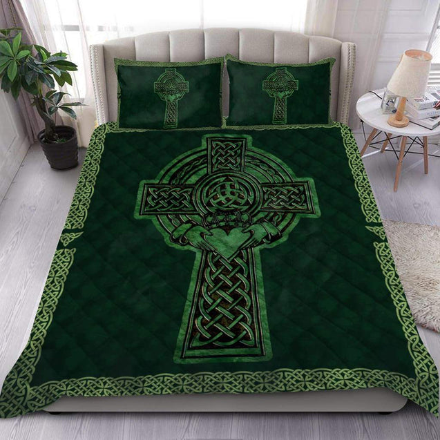 Irish Saint Patrick's Day Quilt Bedding Set TN