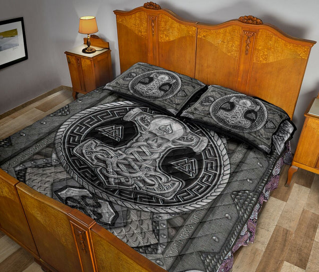 Viking Skull Quilt Bedding Set TN AM20042105