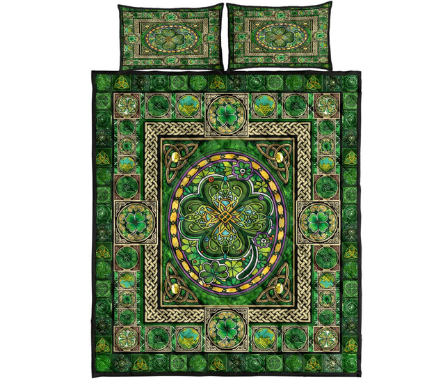 Irish Saint Patrick's Day Quilt Bedding Set TN