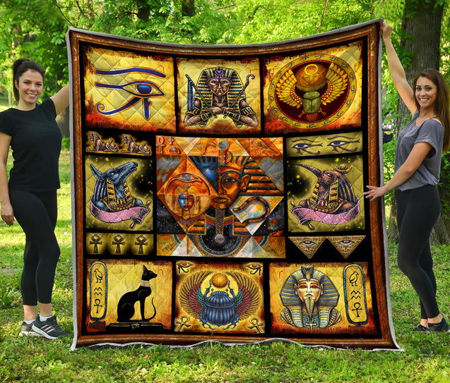 Ancient Egypt 3D All Over Printed Quilt