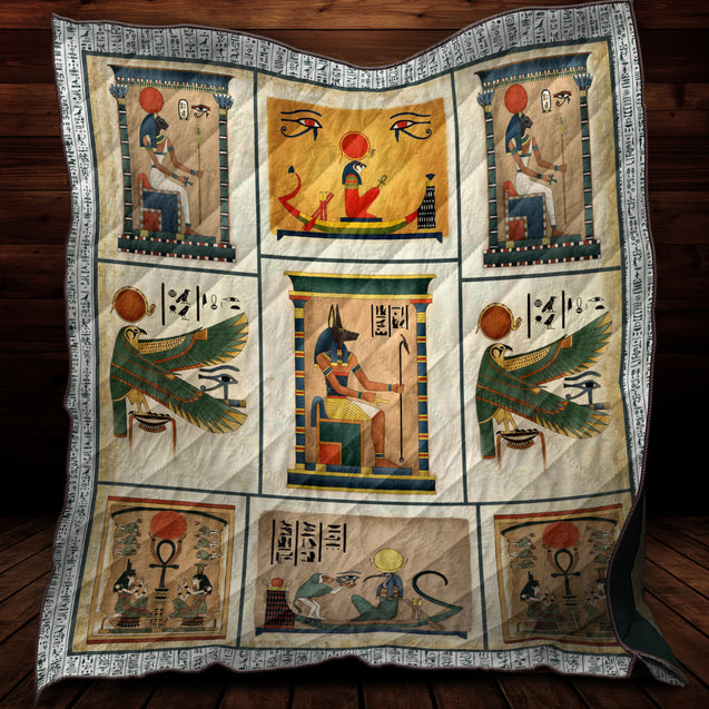 Ancient Egypt 3D All Over Printed Quilt