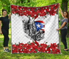 Maga Flower Puerto Rico Quilt Blanket MH24022104