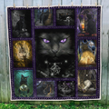 Black Cat Wicca Quilt Blanket MH26022101