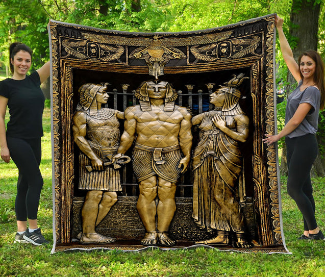 Ancient Egypt 3D All Over Printed Quilt