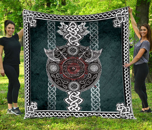 Viking 3D All Over Printed Quilt