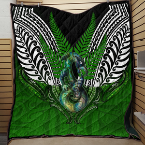 Premium Manaia n Silver Fern Quilt