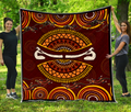 Aborignail Didgeridoo Australia Culture art Quilt