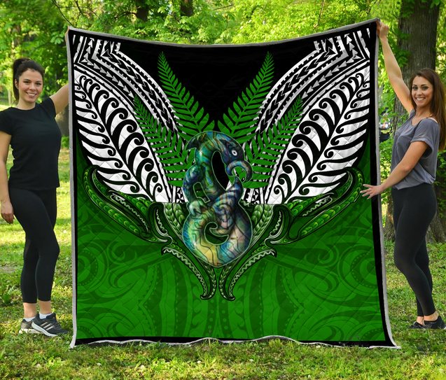Premium Manaia n Silver Fern Quilt