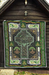 Irish Cross- Saint Patrick Day Soft and Warm Celtic Blanket XT