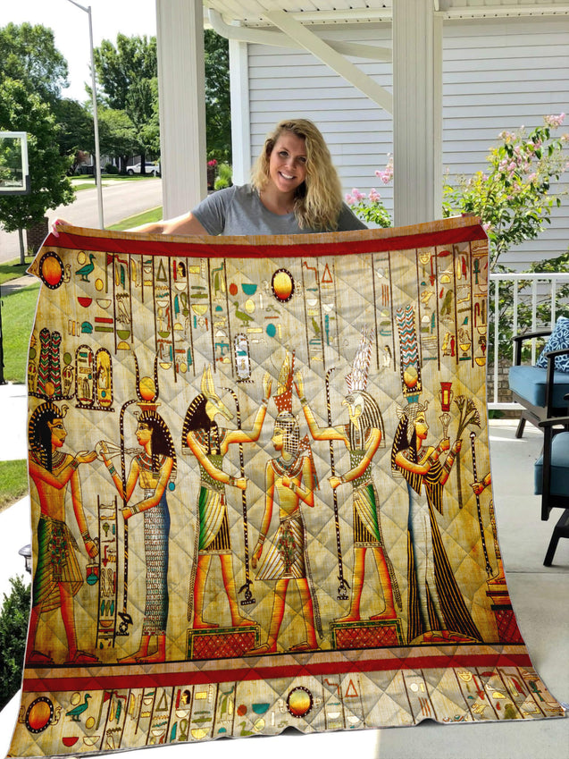 Ancient Egypt 3D All Over Printed Quilt