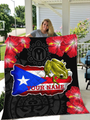 Customize Name Puerto Rico Quilt Blanket SN17042101