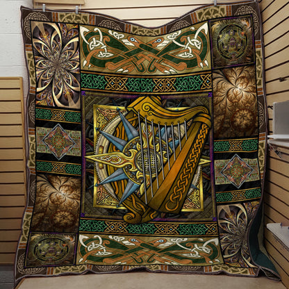 Celtic 3D All Over Printed Quilt