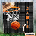 Basketball Hoop Custom Quilt Bedding Set with Your Name MH1206202