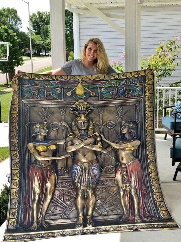 Ancient Egypt 3D All Over Printed Quilt