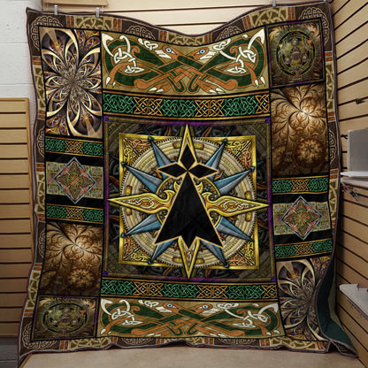 Celtic 3D All Over Printed Quilt