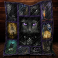 Black Cat Wicca Quilt Blanket MH26022101