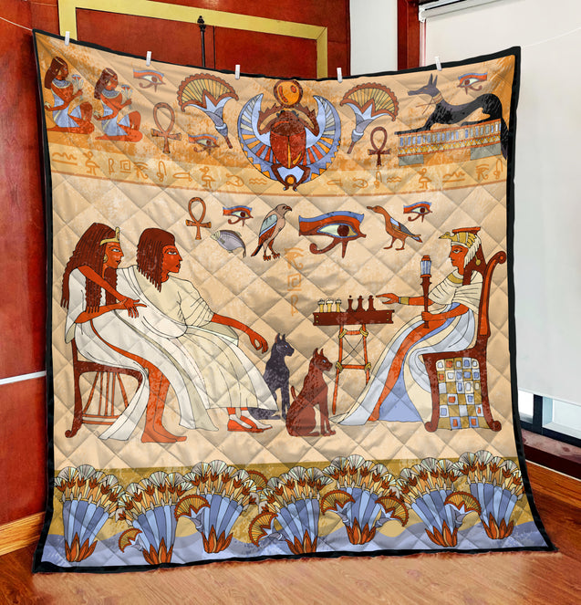 Ancient Egypt 3D All Over Printed Quilt