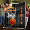 Basketball Hoop Custom Quilt Bedding Set with Your Name MH1206202