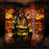 Brave Firefighter Quilt Blanket TNA10132003