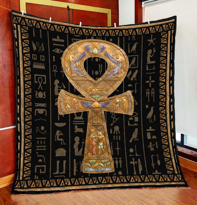 Ancient Egypt 3D All Over Printed Quilt