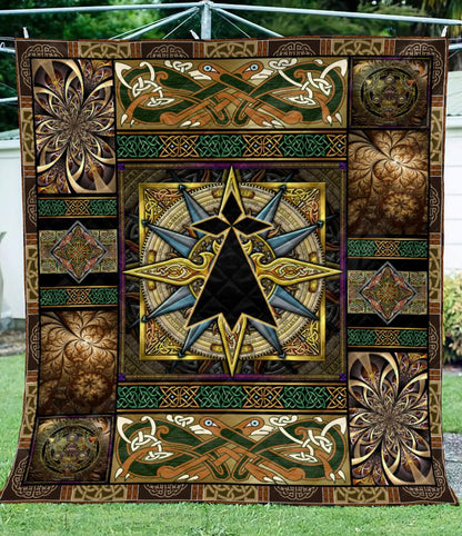 Celtic 3D All Over Printed Quilt