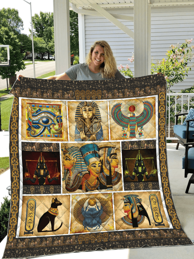 Ancient Egypt 3D All Over Printed Quilt