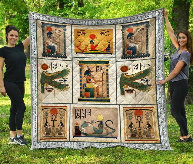 Ancient Egypt 3D All Over Printed Quilt