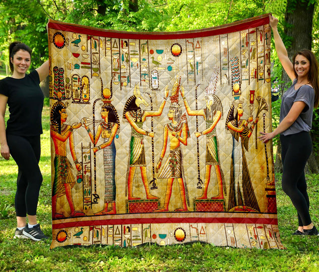 Ancient Egypt 3D All Over Printed Quilt