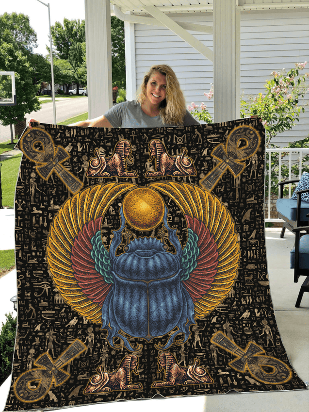 Ancient Egypt 3D All Over Printed Quilt