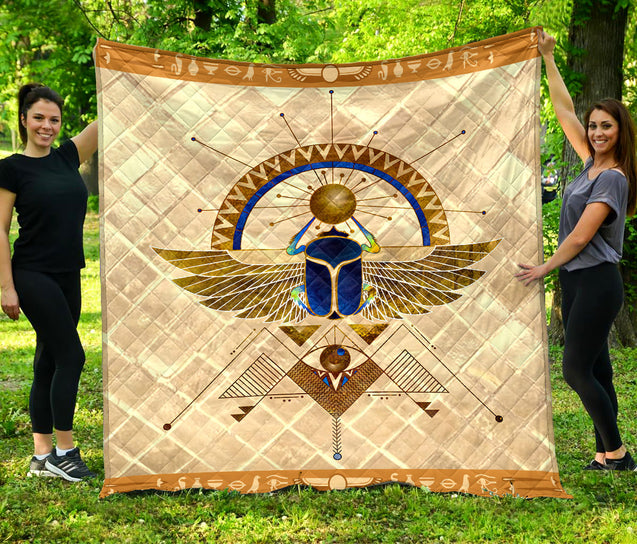 Ancient Egypt 3D All Over Printed Quilt