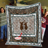 Deer Couple Customize Name Quilt