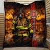 Brave Firefighter Quilt Blanket TNA10132003