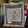 Deer Couple Customize Name Quilt