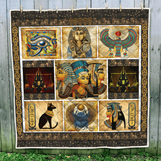 Ancient Egypt 3D All Over Printed Quilt