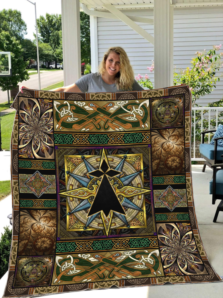 Celtic 3D All Over Printed Quilt