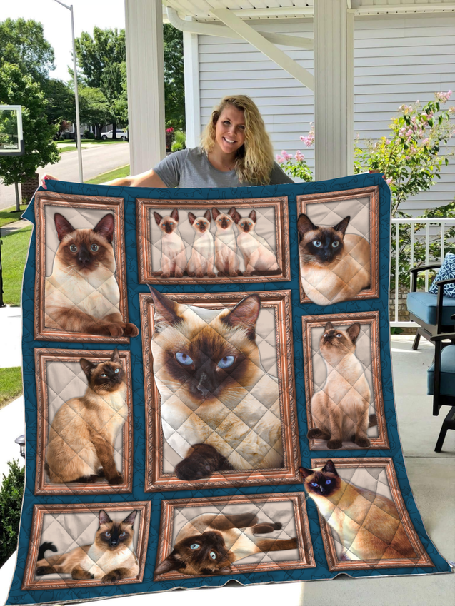 Siamese Cat Quilt Blanket MH04032103