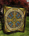 Celtic Compass 3D All Over Printed Quilt