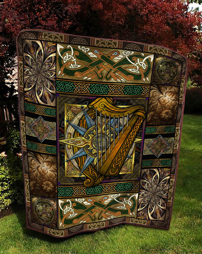 Celtic 3D All Over Printed Quilt