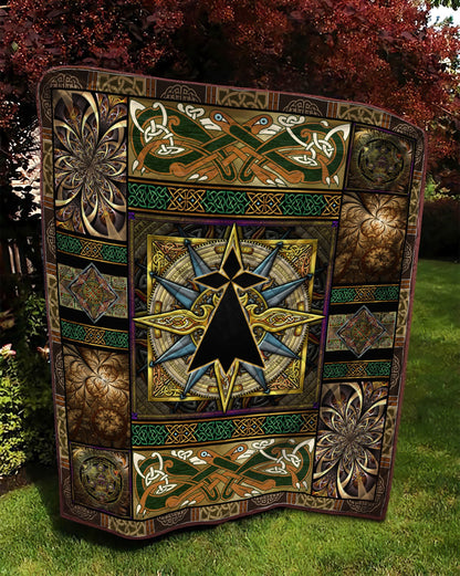 Celtic 3D All Over Printed Quilt
