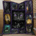 Black Cat Wicca Quilt Blanket MH26022101