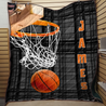 Basketball Hoop Custom Quilt Bedding Set with Your Name MH1206202