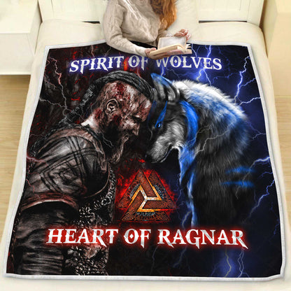 Viking 3D All Over Printed Quilt