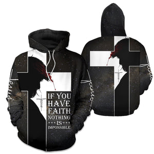 If you have faith nothing is impossible 3D All Over Printed Shirts For Men and Women PL250304-Apparel-PL8386-Hoodie-S-Vibe Cosy™