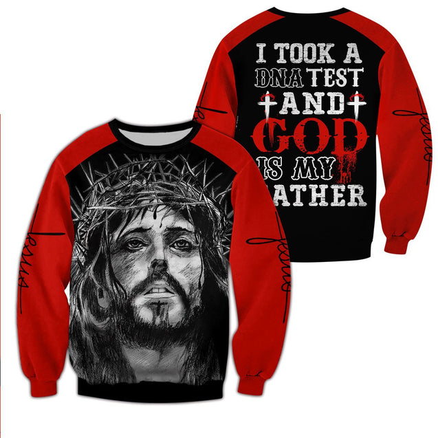 God is my father 3D All Over Printed Shirts For Men and Women PL250302-Apparel-PL8386-Sweatshirts-S-Vibe Cosy™