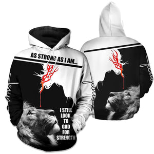 As Strong As I Am 3D All Over Printed Shirts For Men and Women PL240306-Apparel-PL8386-Hoodie-S-Vibe Cosy™